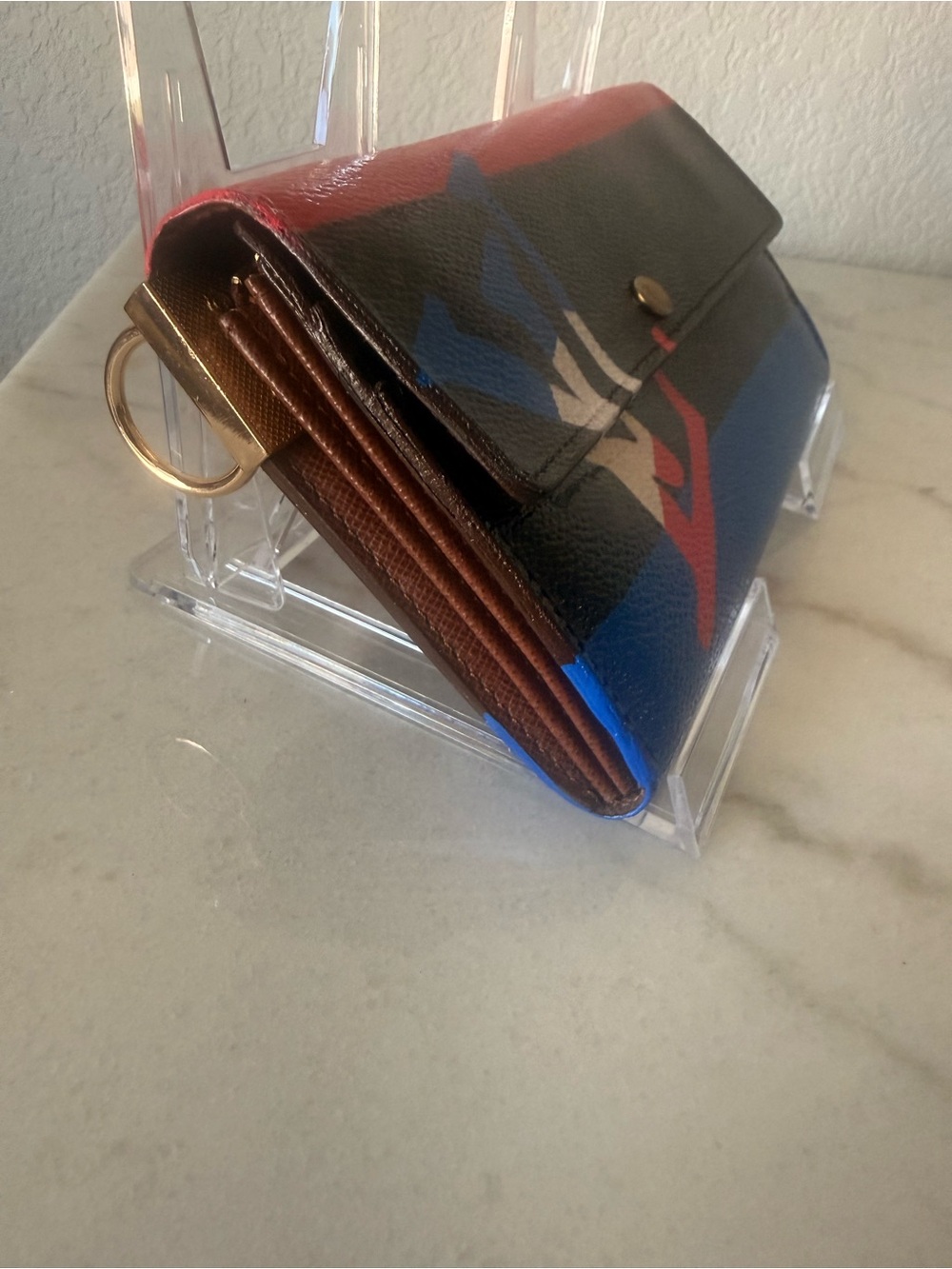 Authentic LV Monogram Wallet-Custom Hand-Painted Conversion - Picture 3 of 11
